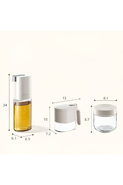 easybox Spice Storage Rack 9-Piece Wall-Mount, Home Kitchen 24 x 21.9 x 31.5 cm, White