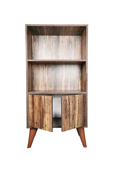UnicSpot Retro bookcase, brown, 60x30x120 cm