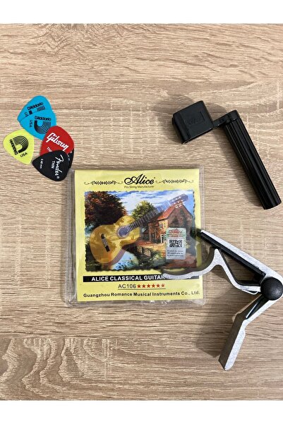 My Yonca Set de corzi pentru chitară Alice (Coarda pentru chitară AC106-N -Kapo-Pena-Burgu Döner)