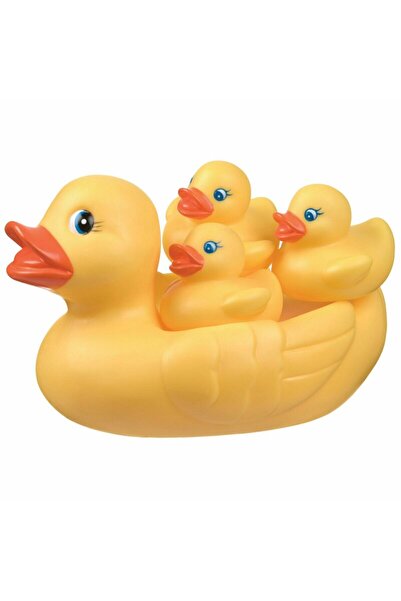 Playgro Σετ παιχνιδιού μπάνιου, Playgro, Παπάκι με τρία κοτοπουλάκια, Χωρίς τρύπες