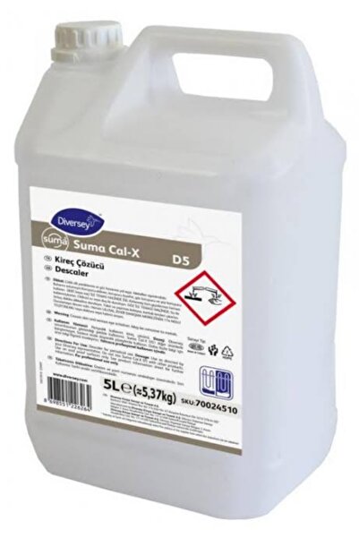 Diversey Suma Cal-X D5 Endüstriyel Kireç Çözücü 5 L