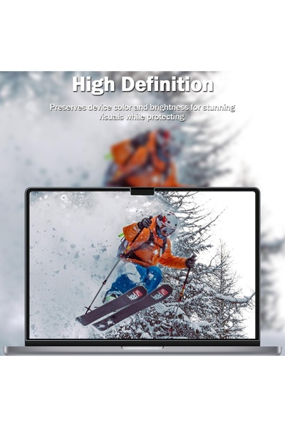 SKYDDAR INNOVATION Foil for MacBook Air 15" (2023 / 2024), Anti Glare VisionProX, Anti Reflex, set sticker, Transparent