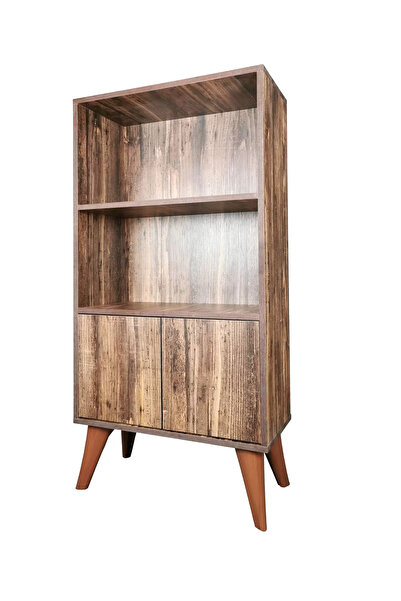 UnicSpot Retro bookcase, brown, 60x30x120 cm