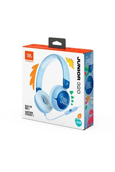 JBL Căști JR320BLU (alb/albastru)