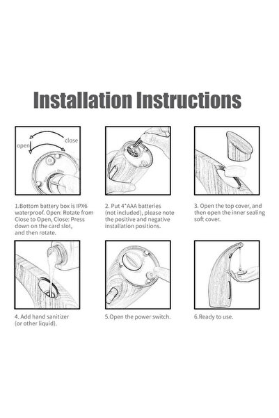 fun zone Infrared Hand-free Touchless Soap Dispenser - Golden 22.30 x 9.50 x 9.50cm