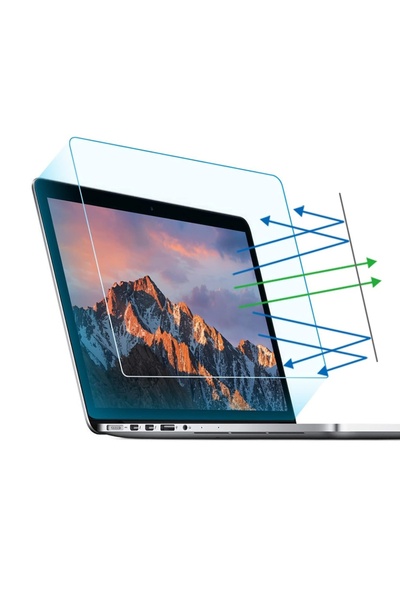 SKYDDAR INNOVATION Protecție de ecran pentru MacBook Air 13" 2024, antireflex VisionProX, set autocolant, transparent
