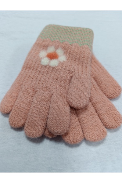 Kitti Gloves for Girls Knitted Age 3-6