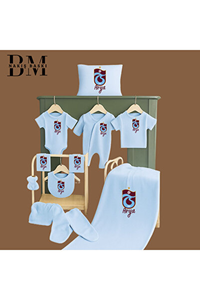 BMNAKIŞBASKI Kişiselleştirilebilir Trabzonsporlu İsimli 11 Parça Yenidoğan Ha...