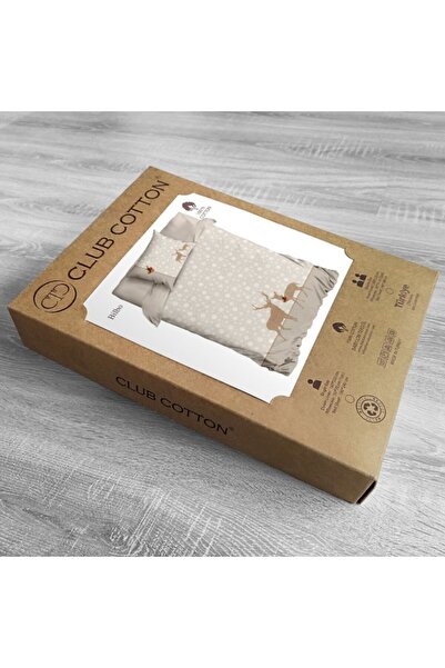 Club Cotton Χριστουγεννιάτικα τρισδιάστατα κλινοσκεπάσματα για 1 άτομο, 100% βαμβάκι ranforce, Bilbo