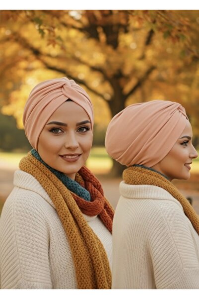 Sahra Şal Dünyası Dolama Bone Ready-Made Model 1 Piece