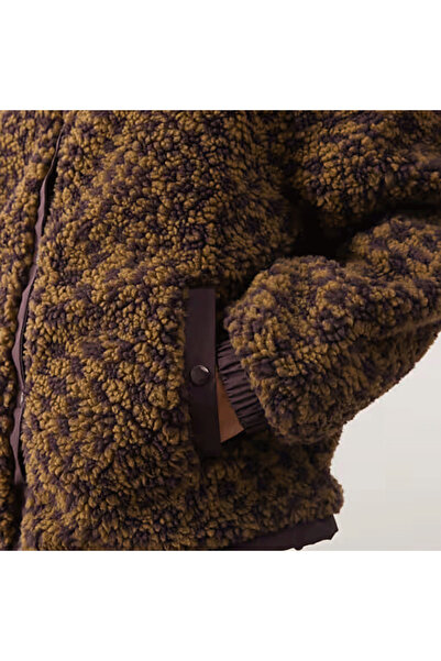 Vans Suffolk Cheetah Check Pile Coat