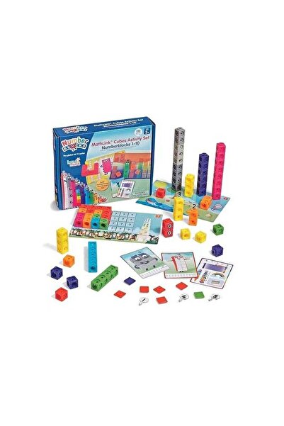 Hand2Mind MathLink Cubes Numberblocks 1-10 Activity Set, 30 Activities