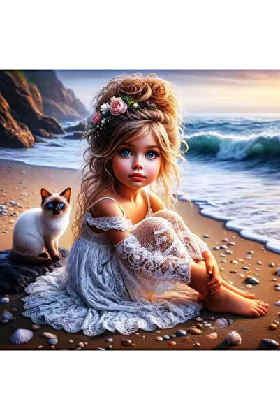 Krista Tablou pe pânză GM932 Goblen Square Diamonds, înrămat, 50 x 40 cm, Fet...