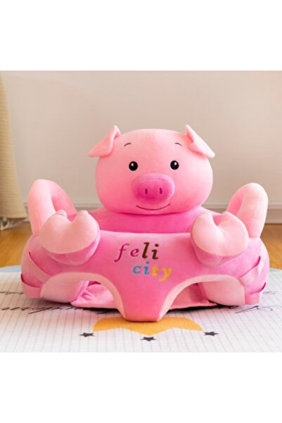 Krista Fotoliu maxi plush cu spătar - Purcelus