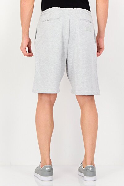 BLANK ESSENTIALS Men Brand Logo Basic Shorts, Grey