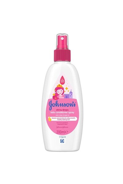 Johnson's Balsam spray pentru păr strălucitor pentru bebeluși, 200 ml