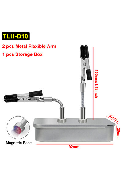 Choice3 أداة اللحام المغناطيسية المساعدة TLH-D10 من تولور، مزودة بذراعين معدن...