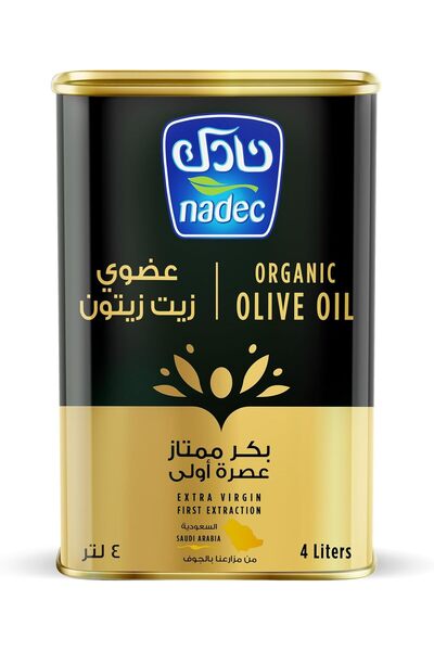Nadec زيت زيتون بكر ممتاز عضوي، 4 لتر