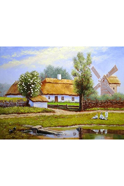 Krista Tablou pe pânză GM473 Goblen Diamante pătrate, înrămat, 20 x 30 cm, Mo...