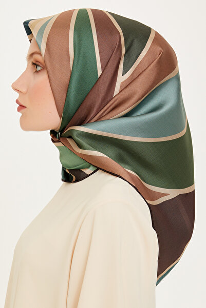 Armine Silk Scarf 9232D (Sura) (Nostalji̇)-33