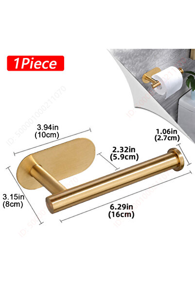 Choice 1Pc Golden Holder A 1~2PCS Toilet Paper Rack Bathroom Paper Towel Hold...