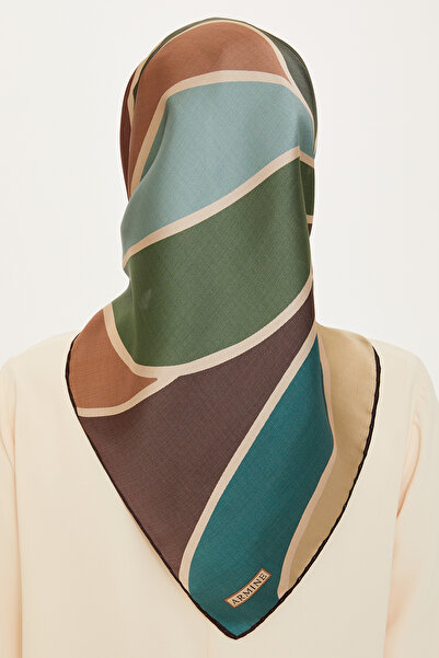 Armine Silk Scarf 9232D (Sura) (Nostalji̇)-33