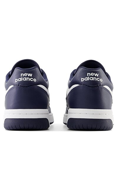 New Balance Bb480 Leather Mens Sneaker Navy Genuine Leather Unisex Casual Sports Shoes Navy Blue