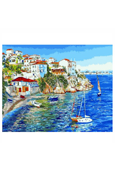 Krista Tablou pe pânză B28-31553 Goblen, model rotund cu romburi, 50 x 40 cm,...