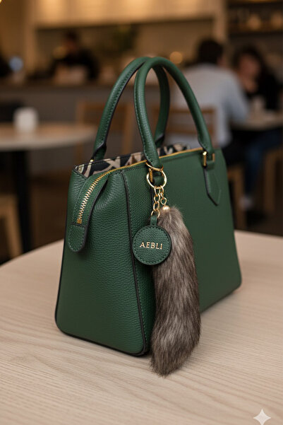 Modex Silver Color Long Feather Bag Accessory (15cm)