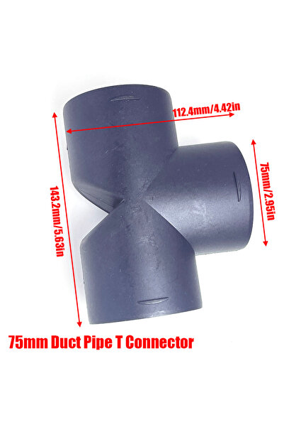 Choice7 سخان هواء ديزل TST-75 مم قطر 75 مم طول 200 سم أنبوب مجرى خرطوم مخرج ع...