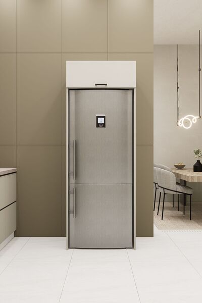 DEMİRBAL MOBİLYA MDF BUZDOLABI DOLABI PİSTONLU