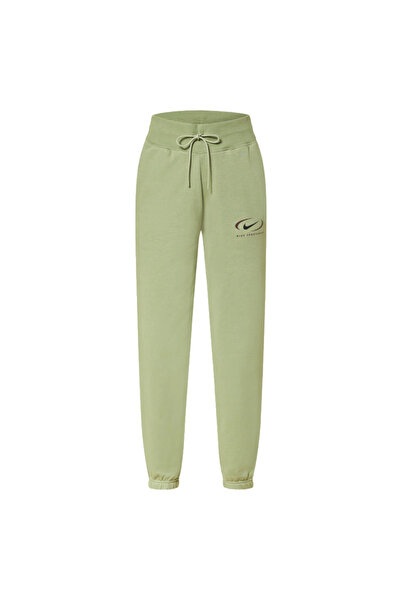 Nike Pantaloni W Nsw PHNX fleece HR OS imprimeu pantalon