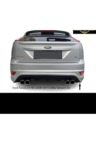 Genel Markalar Ford Focus 2,5 HB (2008-2011) Uyumlu Arka Tampon Ek (Plastik)