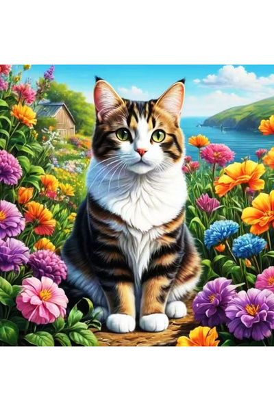 Krista Tablou pe pânză GM934 Goblin Square Diamonds, înrămat, 50 x 40 cm, Pis...