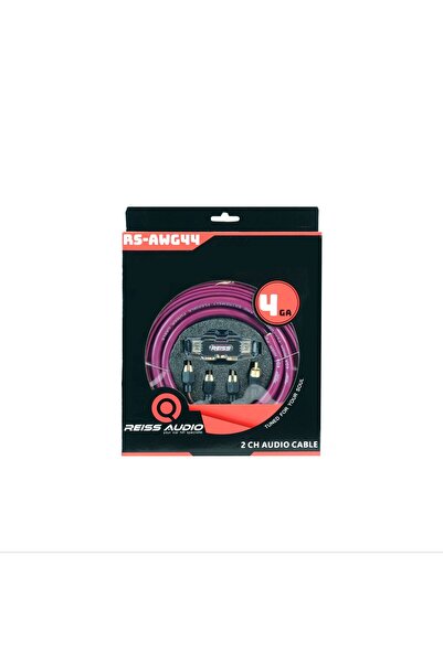 REISS AUDIO AWG44-4GA KALİTELİ-PROFESYONEL-KALIN -FULL SET KABLOSU