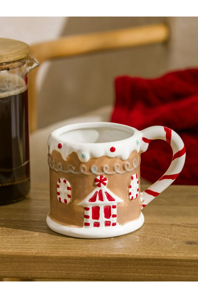 LC Waikiki LCW HOME Karışık Yılbaşı Temalı Seramik Kupa 570 Ml