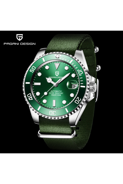 Pagani design PD-1639 Submariner Lüks Paslanmaz Çelik 100M Su Geçirmez Safir ...