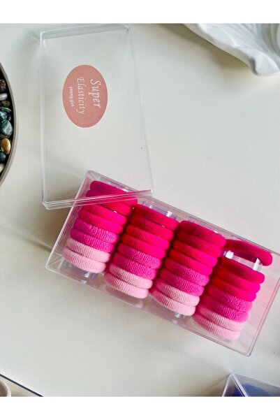 NEHİRDEN مجموعة مشابك مطاطية مع مناشف في علبة من البليكسي