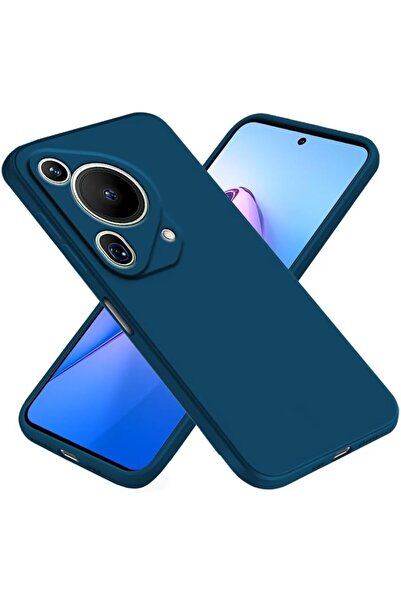 Flippy Husa Protectie, Flippy, pentru Huawei Pura 70 Pro, Liquid Silicone, Microfibra, Wireless, Albastru