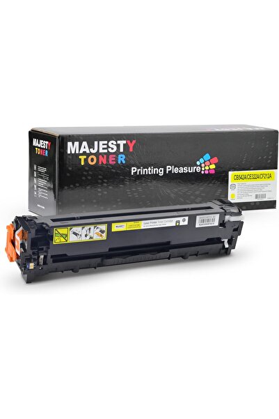 majesty خرطوشة حبر ملونة 131A/128A/125A CF212A/CE322A/CB542A - متوافقة مع طاب...