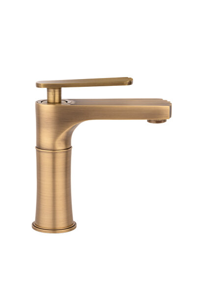 Trendy's Μπαταρία νιπτήρα, TRENDY'S, εγκατάσταση νιπτήρα μπάνιου από αντίκα μπρούτζο