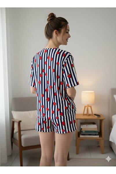 FAMES PİJAMA Women's Shorts Pajama Set