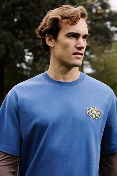 WWF Market Футболка Mountain Wanderer Premium - Lacivert