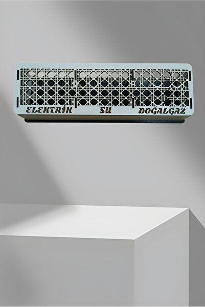 Şirin Lazer Dekoratif Panel Tasarım Apartman Ortak Alan Elektirik Su Doğalğaz Fatura kutusu