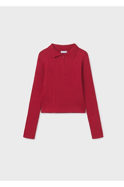 MAYORAL Girl's Polo Neck Knit Sweater 7195