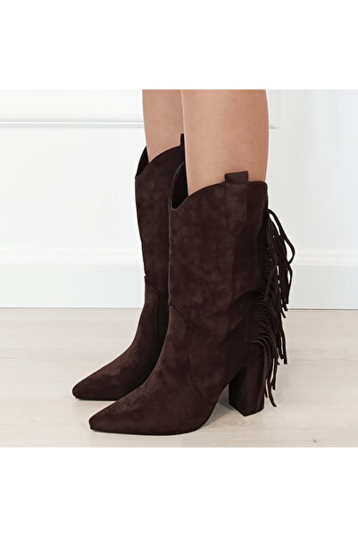SOFILINE Ghete maro deschis cu franjuri la spate B-2531 115