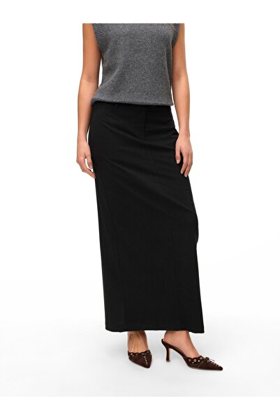 Vero Moda Rock VMTAMI Mittlere Taille Langer Pinstripe Rock