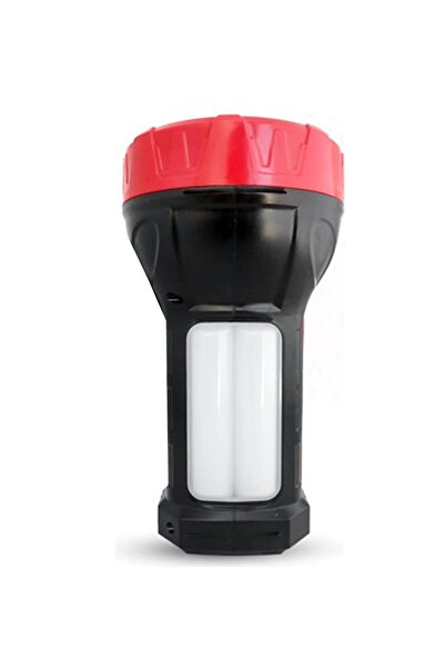 ANADOLU PARS Çift Fonksiyonlu Kamp Lambası - El Feneri - Şarjlı Lamba - Şarjlı Işıldak - Fener