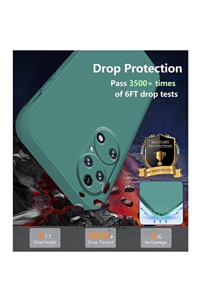 Flippy Προστατευτική θήκη, Flippy, για Huawei P60 Pro, υγρή σιλικόνη, μικροΐνες, ασύρματη, πράσινη