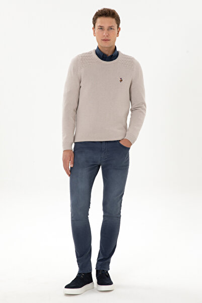 U.S. Polo Assn. Erkek İndigo Slim Fit Jean Pantolon 50310338-VR028